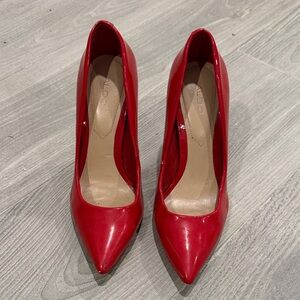 Aldo Red Patent Leather Heels